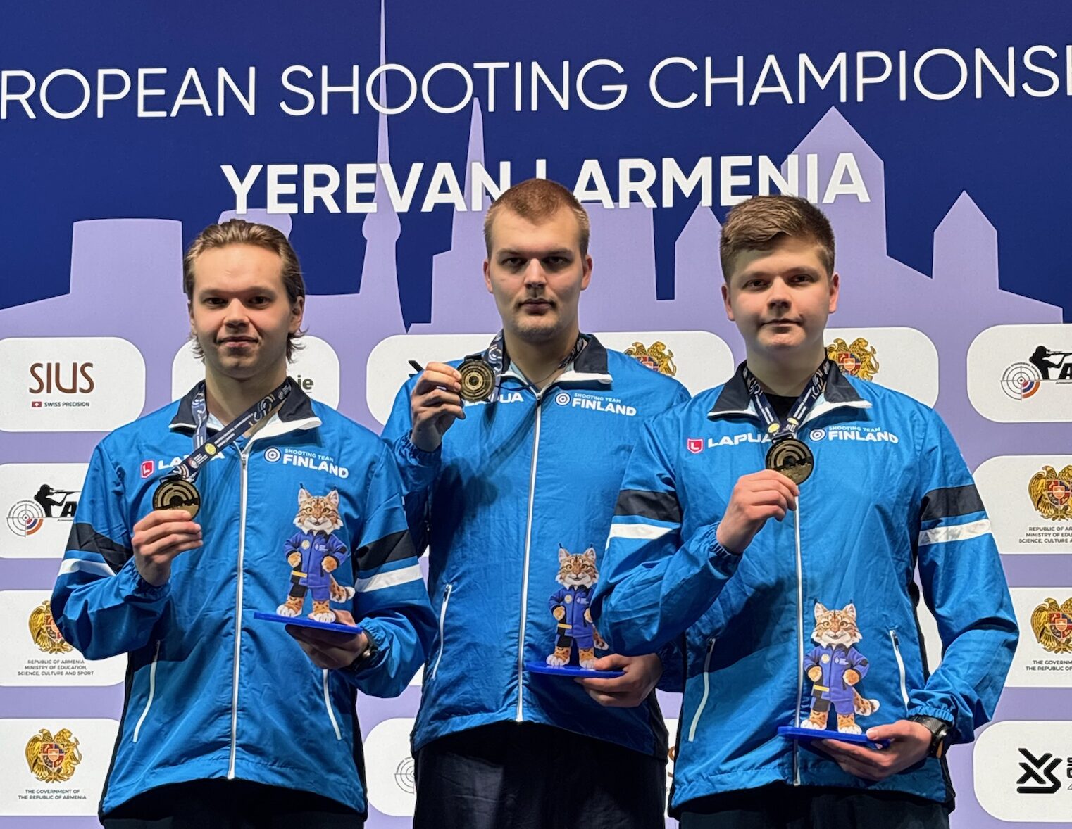 EM-Jerevan: Liikkuvalle maalille kolme mitalia, Sampo Voutilainen kuudes ilmapistoolissa