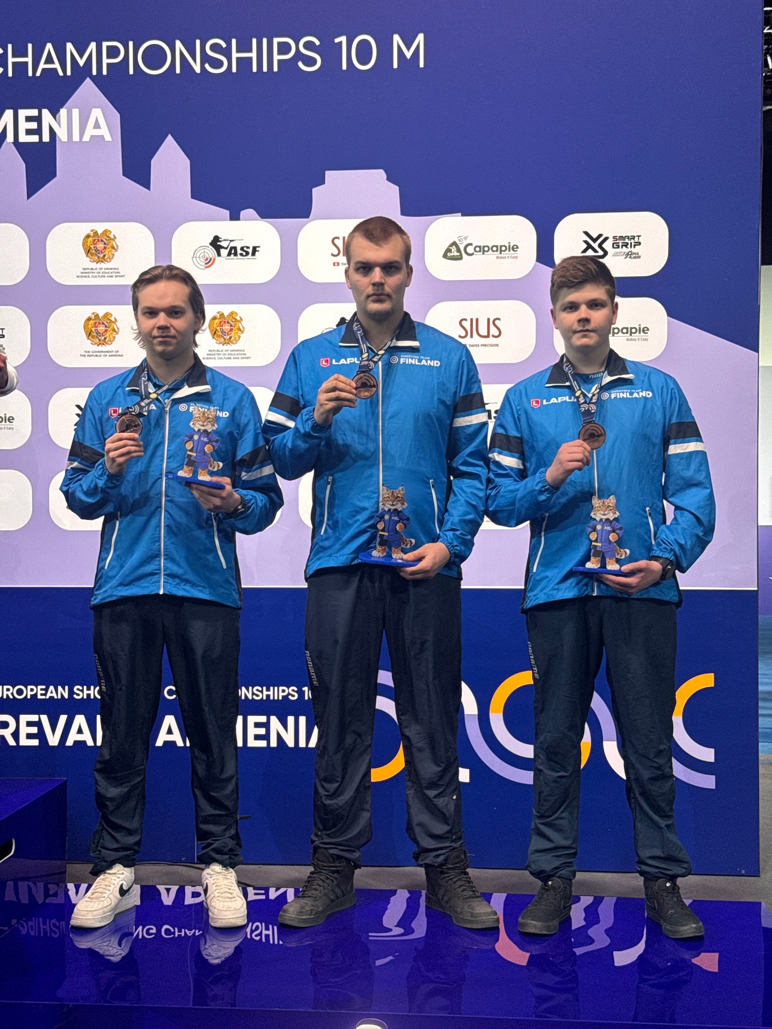 EM-Jerevan: Suomelle kolme mitalia liikkuvassa maalissa, Sampo Voutilaiselle paikka Euroopan kisoihin